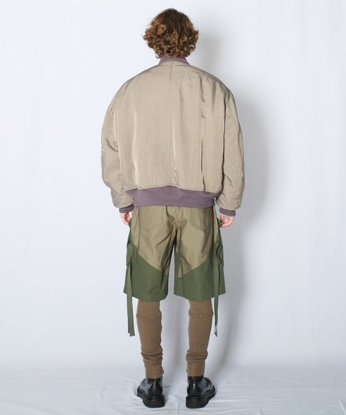 Wizzard(ウィザード)の「Wizzard ウィザード / LAYERED PANTS 異素材レイヤードパンツ / WPA22-002(その他パンツ・メンズ・カーキ/ブラック・3/1/2)」の14枚目の写真