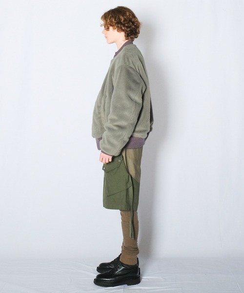 Wizzard(ウィザード)の「Wizzard ウィザード / LAYERED PANTS 異素材レイヤードパンツ / WPA22-002(その他パンツ・メンズ・カーキ/ブラック・3/1/2)」の11枚目の写真