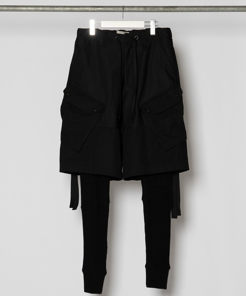 Wizzard(ウィザード)の「Wizzard ウィザード / LAYERED PANTS 異素材レイヤードパンツ / WPA22-002(その他パンツ・メンズ・カーキ/ブラック・3/1/2)」の19枚目の写真