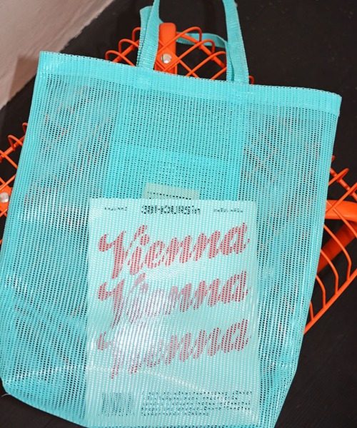 Bonjour Girl（ボンジュールガール）の「【Planforotherday/プラン・フォー・アザーデイ】MESH BASKET BAG メッシュバスケットバッグ（トートバッグ・レディース・ブルー/ピンク/オレンジ/イエロー・FREE）」の9枚目の写真