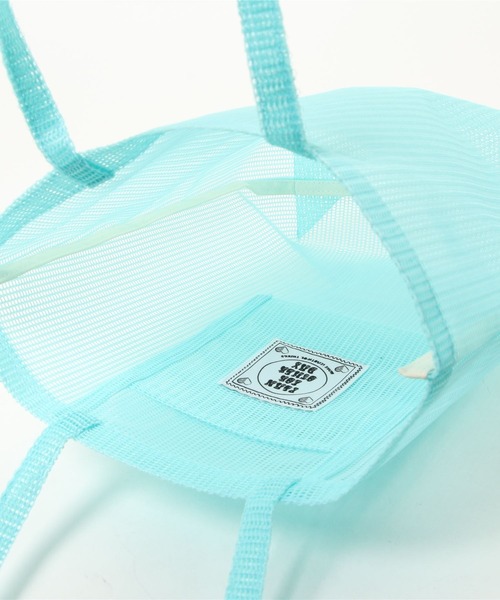 Bonjour Girl（ボンジュールガール）の「【Planforotherday/プラン・フォー・アザーデイ】MESH BASKET BAG メッシュバスケットバッグ（トートバッグ・レディース・ブルー/ピンク/オレンジ/イエロー・FREE）」の22枚目の写真