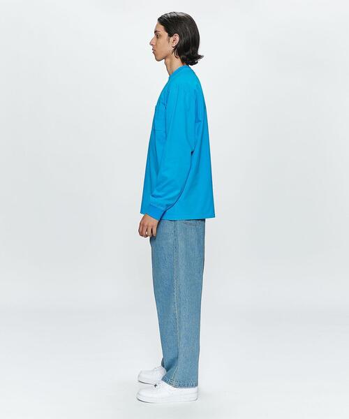 FUTUR（フューチャー）の「＜FUTUR＞ HW G FIT POCKET LONG SLEEVE/カットソー（Tシャツ/カットソー・メンズ・コバルトブルー・M/L/XL）」の3枚目の写真