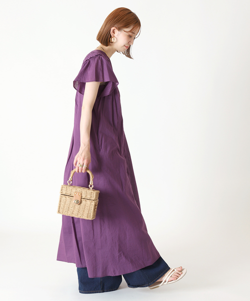 B.C STOCK(ベーセーストック)の「カットワーク シシュウワンピース(ワンピース・レディース・ブラック/パープル/ブルー系その他・FREE)」の13枚目の写真