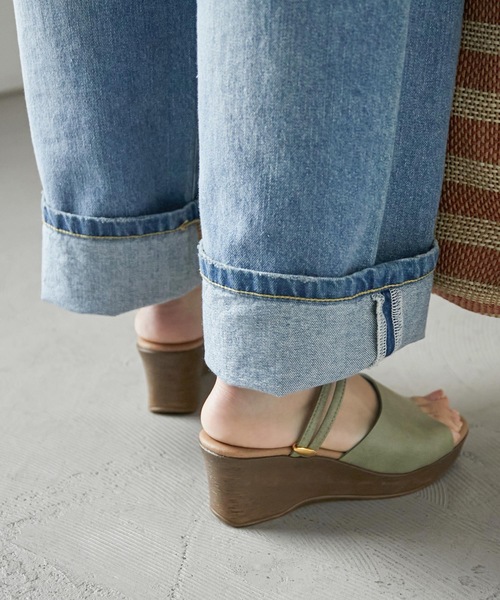Fashion Letter(ファッションレター)の「2wayアンクルストラップコンフォートサンダル 痛くないサンダル(サンダル・レディース・ホワイト/ブラック/ベージュ/ライトグリーン/ピンク系その他/ダークベージュ・LL/S/M/L)」の17枚目の写真