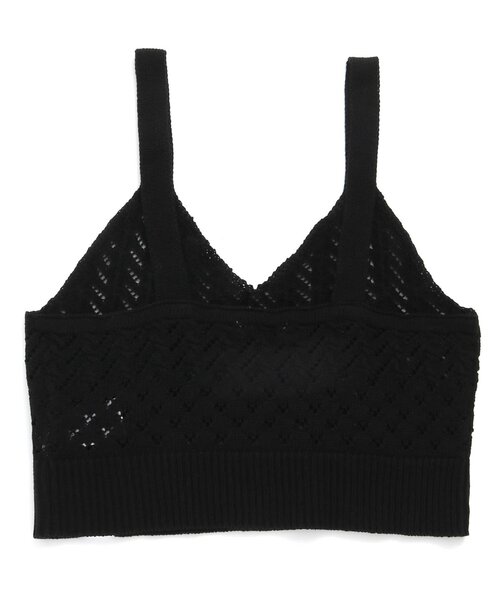 algy（アルジー）の「透かし編みニットビスチェ（ベスト・キッズ・ブラック/アイボリー/ミント・SMALL/MEDIUM/X-SMALL/XX-SMALL）」の5枚目の写真