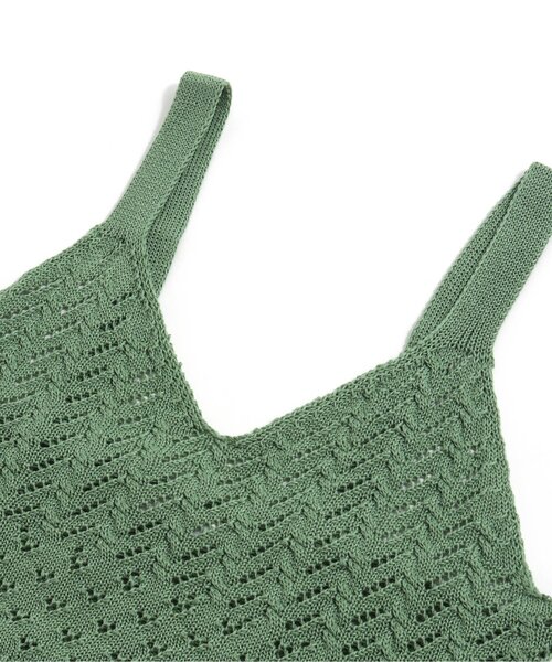 algy（アルジー）の「透かし編みニットビスチェ（ベスト・キッズ・ブラック/アイボリー/ミント・SMALL/MEDIUM/X-SMALL/XX-SMALL）」の8枚目の写真