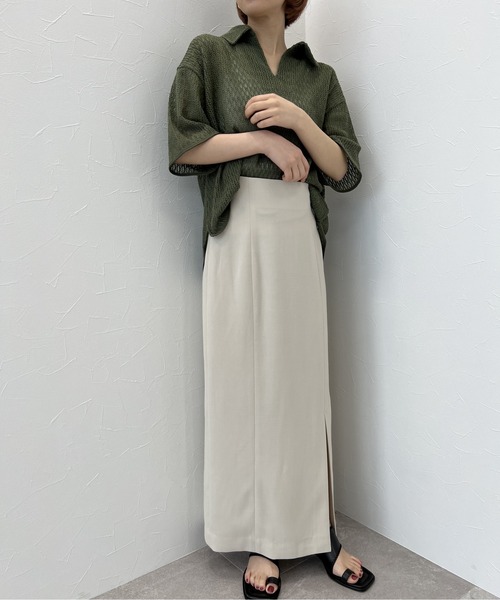 A part by（アパートバイ）の「メッシュスキッパープルオーバー_