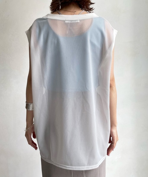 DouDou(ドゥドゥ)の「シアートップス+リブタイトスカートSET(ワンピース・レディース・ライトグレー/ブラック/オレンジ/ピンク・FREE)」の16枚目の写真