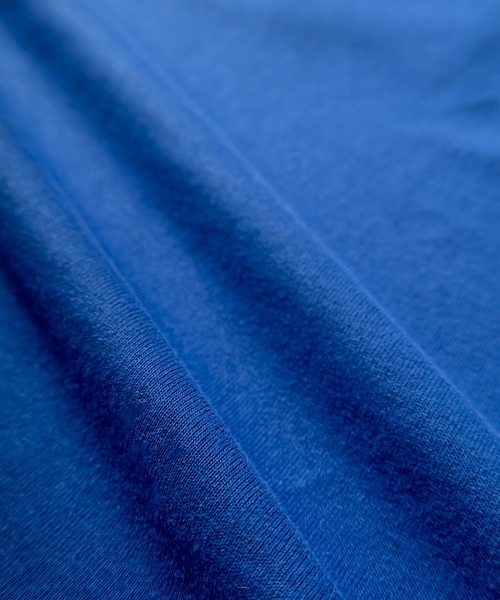 SlashDate(スラッシュデイト)の「カレッジロゴサガラ刺繍クルーネックTシャツ/オールドイングリッシュ/ビッグシルエット/古着風(Tシャツ/カットソー・レディース・ホワイト/ブラック/ネイビー/グリーン/ブルー・M/L/XL)」の14枚目の写真