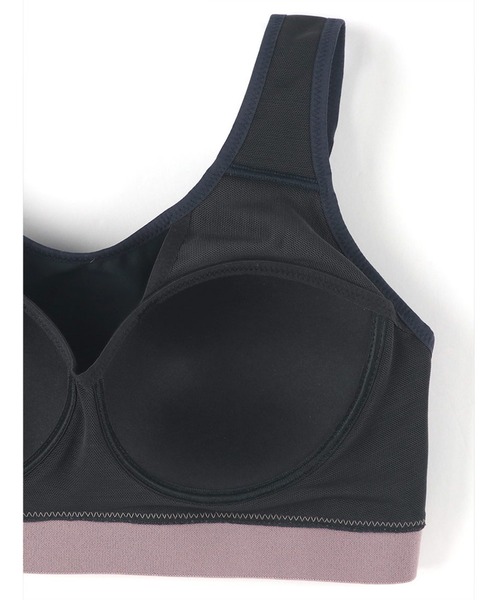 WING（ウイング）の「Wing Sports　「SPORTSゆれケアBra」（スポーツブラ・レディース・ブラック/ネイビー/グレー/オレンジ/ブラック系その他/ピンク/ネイビー系・LL/S/M/L）」の19枚目の写真