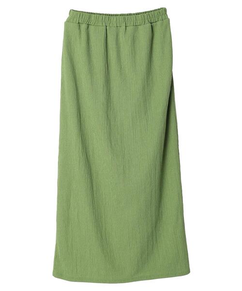 Green Parks(グリーンパークス)の「Iラインシャーリングスカート(スカート・レディース・ネイビー/グリーン/アイボリー・FREE)」の14枚目の写真