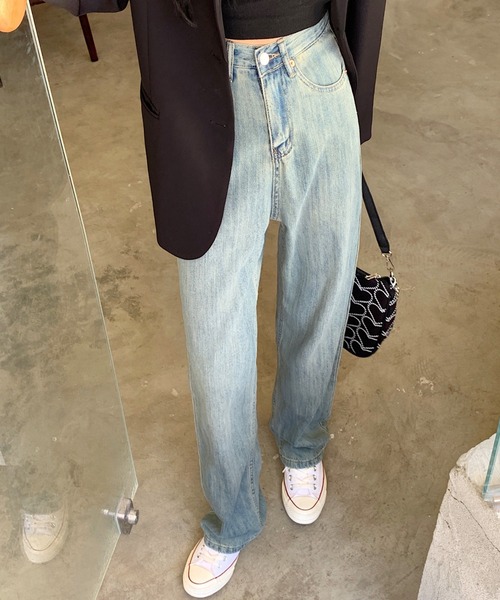 MANGROVE（マングローブ）の「ヴィンテージストレートデニム（デニムパンツ・レディース・ブルー・LARGE/MEDIUM）」の6枚目の写真