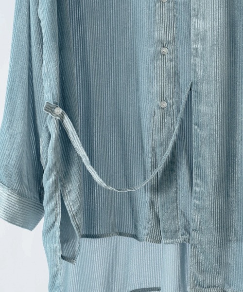 Utusiyo(ウツシヨ)の「corduroy shirt 哀愁(シャツ/ブラウス・メンズ・ブラック/ブルー・FREE)」の17枚目の写真