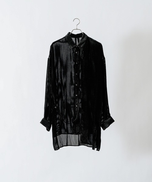 Utusiyo(ウツシヨ)の「corduroy shirt 哀愁(シャツ/ブラウス・メンズ・ブラック/ブルー・FREE)」の22枚目の写真