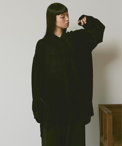 Utusiyo  corduroy shirt 哀愁 Utusiyo（ウツシヨ）の「corduroy shirt 哀愁（シャツ/ブラウス