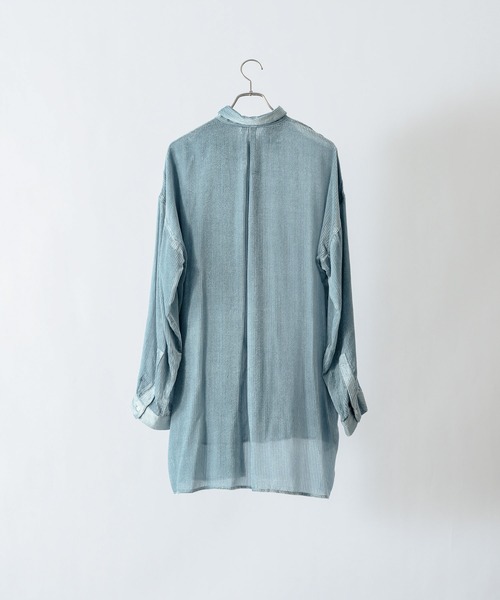 Utusiyo(ウツシヨ)の「corduroy shirt 哀愁(シャツ/ブラウス・メンズ・ブラック/ブルー・FREE)」の14枚目の写真