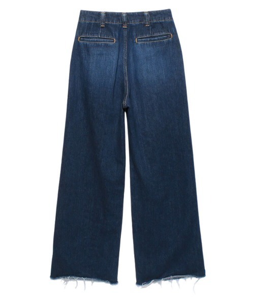 CREDONA（クレドナ）の「デニムワイドパンツBLU（デニムパンツ・レディース・ブルー・SMALL/MEDIUM/X-SMALL）」の10枚目の写真