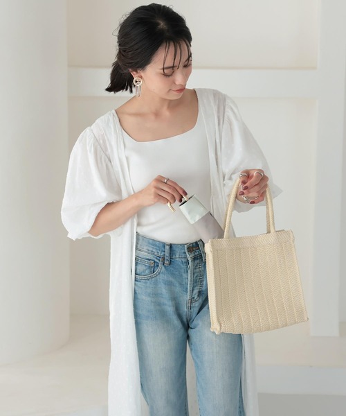 KOBE LETTUCE(コウベレタス)の「晴雨兼用UVカットバイカラーミニ折りたたみ傘(折りたたみ傘・レディース・グレイッシュベージュ/ブラック/ベージュ/グリーン・FREE)」の7枚目の写真