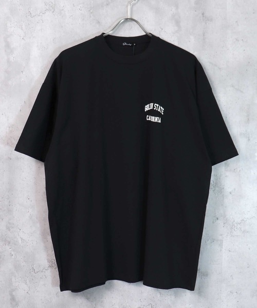 SHISKY（シスキー）の「ビッグシルエットプリントTシャツ（Tシャツ/カットソー・メンズ・ブラック/ダークグリーン/ベージュ/オフホワイト/ミント/ホワイト系/ブラック系/ブラック系1/ベージュ系・M/L/XL）」の20枚目の写真