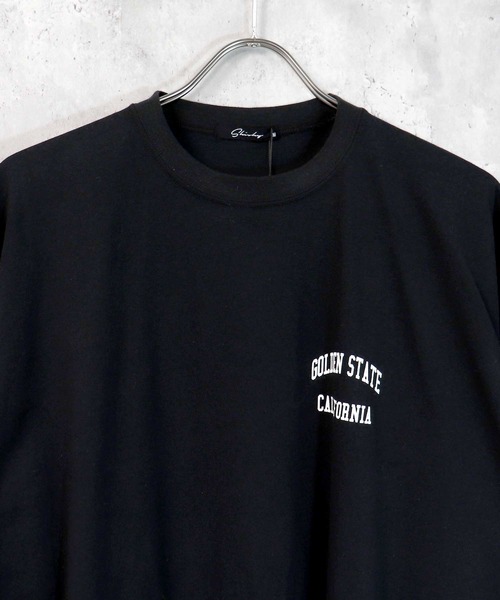 SHISKY（シスキー）の「ビッグシルエットプリントTシャツ（Tシャツ/カットソー・メンズ・ブラック/ダークグリーン/ベージュ/オフホワイト/ミント/ホワイト系/ブラック系/ブラック系1/ベージュ系・M/L/XL）」の18枚目の写真