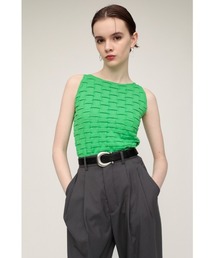 SLY | CHECKER KNIT TANK チェッカー ニット タンクトップ(タンクトップ)