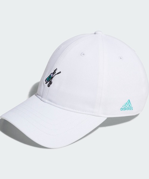 adidas(アディダス)の「コットン ダッド キャップ【adidas Golf/アディダスゴルフ】(キャップ・メンズ・ブラック/ホワイト/ベージュ・LARGE/MEDIUM)」の2枚目の写真
