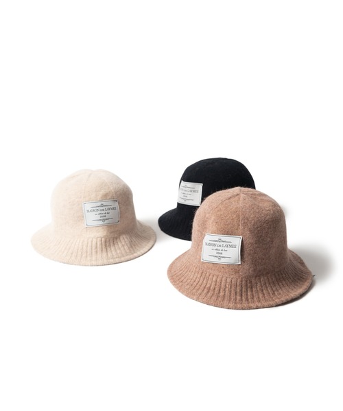 LAYMEE（レイミー）の「Liberia hat / リベリアハット（ハット・レディース・ブラック/アイボリー/モカ・FREE）」の22枚目の写真