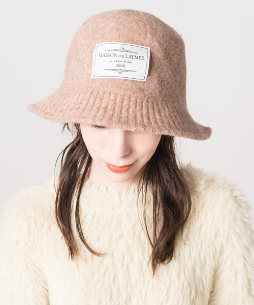 LAYMEE（レイミー）の「Liberia hat / リベリアハット（ハット・レディース・ブラック/アイボリー/モカ・FREE）」の13枚目の写真