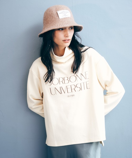 LAYMEE（レイミー）の「Liberia hat / リベリアハット（ハット・レディース・ブラック/アイボリー/モカ・FREE）」の5枚目の写真