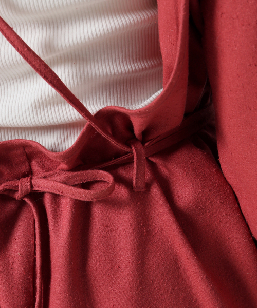 BASERANGE(ベースレンジ)の「【BASERANGE/ベースレンジ】OTAY LONGSLEEVE JUMPSUIT(サロペット/オーバーオール・レディース・レッド・SMALL/X-SMALL)」の6枚目の写真