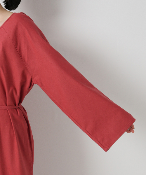 BASERANGE(ベースレンジ)の「【BASERANGE/ベースレンジ】OTAY LONGSLEEVE JUMPSUIT(サロペット/オーバーオール・レディース・レッド・SMALL/X-SMALL)」の16枚目の写真