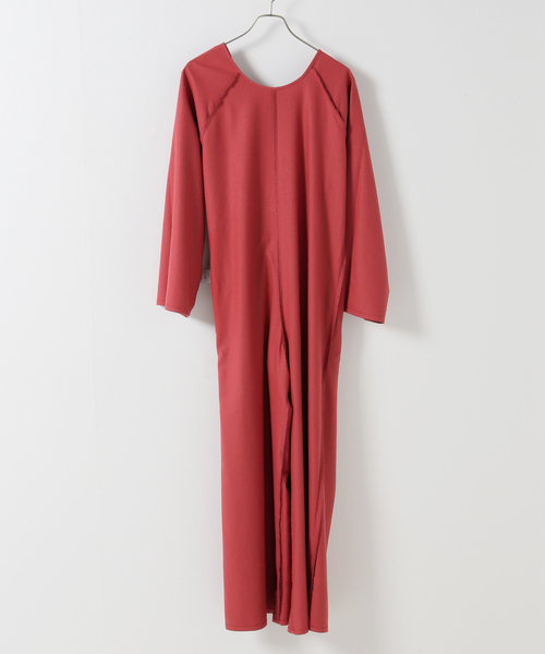 BASERANGE(ベースレンジ)の「【BASERANGE/ベースレンジ】OTAY LONGSLEEVE JUMPSUIT(サロペット/オーバーオール・レディース・レッド・SMALL/X-SMALL)」の14枚目の写真