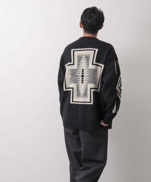 PENDLETON(ペンドルトン)の「【PENDLETON/ペンドルトン】Vneck Cardigan ビッグシルエット カーディガン(カーディガン/ボレロ・メンズ・ブラック/グレー/キナリ/ネイビー・M/L)」の18枚目の写真
