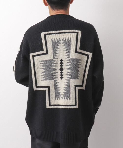 PENDLETON(ペンドルトン)の「【PENDLETON/ペンドルトン】Vneck Cardigan ビッグシルエット カーディガン(カーディガン/ボレロ・メンズ・ブラック/グレー/キナリ/ネイビー・M/L)」の8枚目の写真