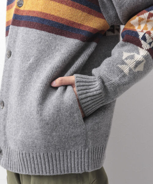 PENDLETON(ペンドルトン)の「【PENDLETON/ペンドルトン】Vneck Cardigan ビッグシルエット カーディガン(カーディガン/ボレロ・メンズ・ブラック/グレー/キナリ/ネイビー・M/L)」の9枚目の写真