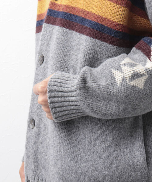 PENDLETON(ペンドルトン)の「【PENDLETON/ペンドルトン】Vneck Cardigan ビッグシルエット カーディガン(カーディガン/ボレロ・メンズ・ブラック/グレー/キナリ/ネイビー・M/L)」の15枚目の写真