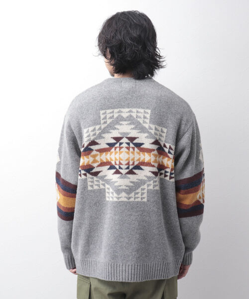 PENDLETON(ペンドルトン)の「【PENDLETON/ペンドルトン】Vneck Cardigan ビッグシルエット カーディガン(カーディガン/ボレロ・メンズ・ブラック/グレー/キナリ/ネイビー・M/L)」の21枚目の写真