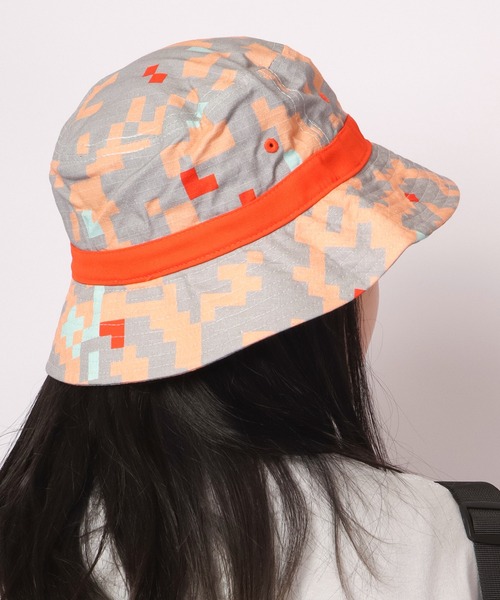 LRG（エルアールジー）の「LRG 総柄バケットハット（ハット・メンズ・グレー/ホワイト/ブルー系その他/レッド・FREE）」の13枚目の写真