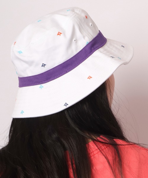 LRG（エルアールジー）の「LRG 総柄バケットハット（ハット・メンズ・グレー/ホワイト/ブルー系その他/レッド・FREE）」の11枚目の写真