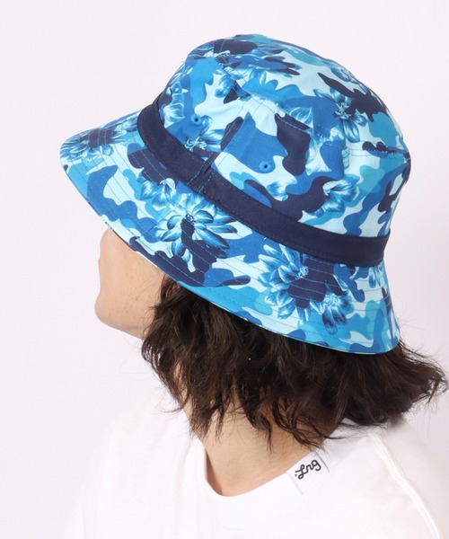 LRG（エルアールジー）の「LRG 総柄バケットハット（ハット・メンズ・グレー/ホワイト/ブルー系その他/レッド・FREE）」の16枚目の写真