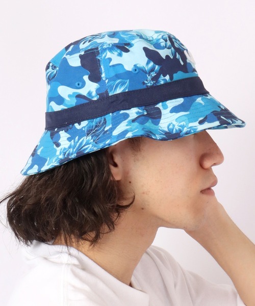 LRG（エルアールジー）の「LRG 総柄バケットハット（ハット・メンズ・グレー/ホワイト/ブルー系その他/レッド・FREE）」の15枚目の写真