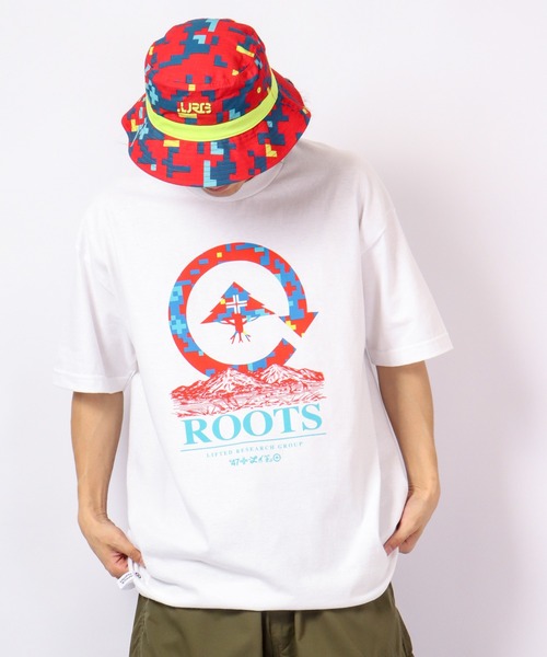 LRG（エルアールジー）の「LRG 総柄バケットハット（ハット・メンズ・グレー/ホワイト/ブルー系その他/レッド・FREE）」の22枚目の写真