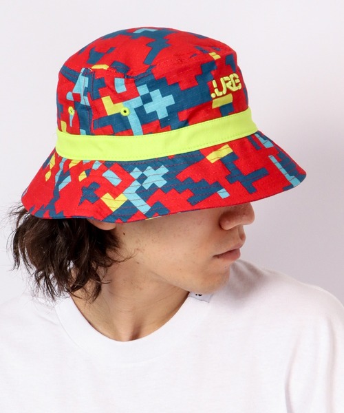 LRG（エルアールジー）の「LRG 総柄バケットハット（ハット・メンズ・グレー/ホワイト/ブルー系その他/レッド・FREE）」の20枚目の写真