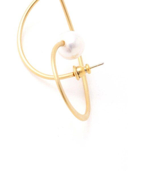 PINKY&DIANNE（ピンキーアンドダイアン）の「スウェリングパールピアス（ピアス（両耳用）・レディース・ゴールド・ONE SIZE）」の9枚目の写真