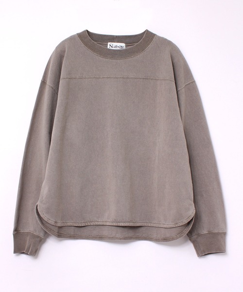 RNA-N(アールエヌエーエヌ)の「M1915 ピグメントダイフットボールT(Tシャツ/カットソー・レディース・オフホワイト/グレー/イエロー/グリーン・MEDIUM)」の3枚目の写真