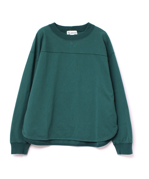 RNA-N(アールエヌエーエヌ)の「M1915 ピグメントダイフットボールT(Tシャツ/カットソー・レディース・オフホワイト/グレー/イエロー/グリーン・MEDIUM)」の4枚目の写真
