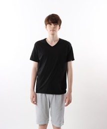【Hanes/ヘインズ】メンズ 魂シリーズ【2枚組】ビジカジ魂 VネックTシャツ