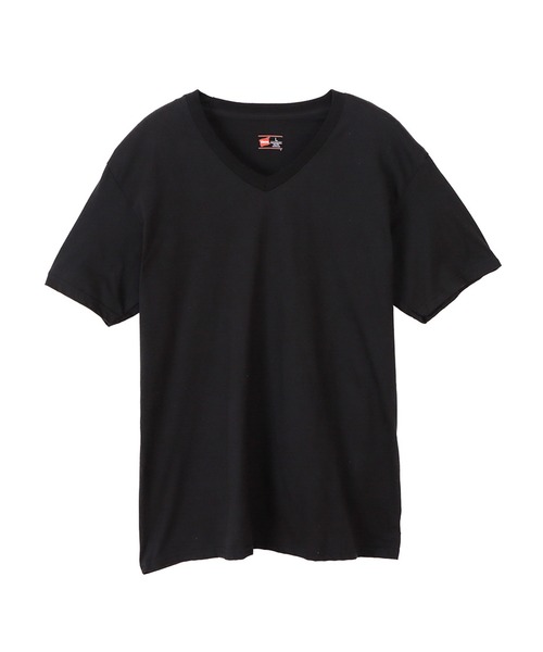 HANES（ヘインズ）の「【Hanes/ヘインズ】メンズ 魂シリーズ【2枚組】ビジカジ魂 VネックTシャツ（Tシャツ/カットソー・メンズ・ホワイト/ブラック・MEDIUM/LARGE/X-LARGE）」の12枚目の写真