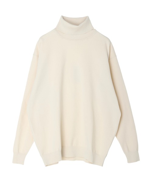 CRAFT STANDARD BOUTIQUE（クラフトスタンダードブティック）の「ライトニットタートルネックBIGプルオーバー　＊◆（ニット/セーター・メンズ・ブラック/アイボリー/ダークネイビー・LL/M/L）」の15枚目の写真