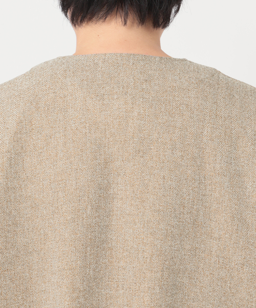 JOURNAL STANDARD relume(ジャーナルスタンダード レリューム)の「3TONE TWEED LIKE カーディガンブルゾン(シャツ/ブラウス・メンズ・ライトグレー/ブラウン系その他/ベージュ系その他・MEDIUM/LARGE)」の16枚目の写真